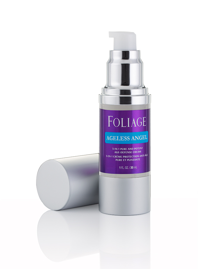3-in-1 pure and potent Age-Defense treatment cream by foliage cosmetics